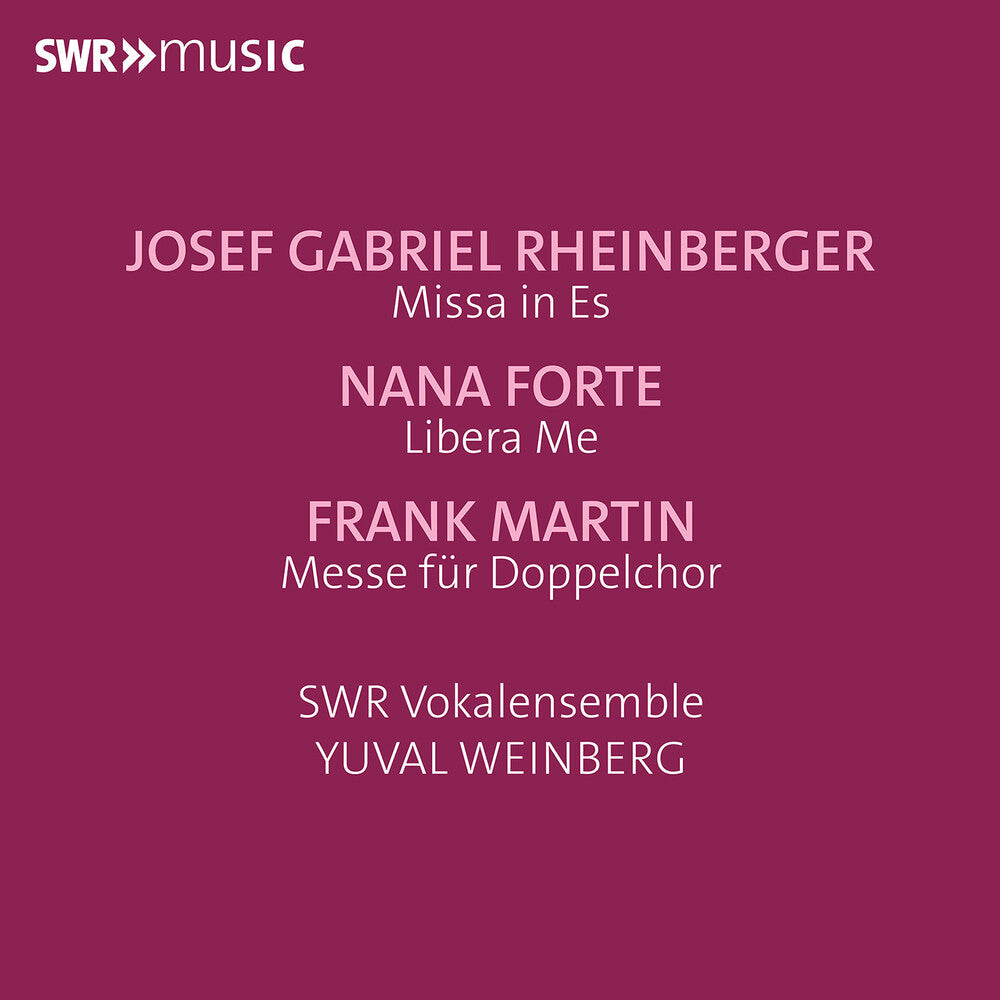 Pre-Order: Swr Vokalensemble - Masses For Double Choir [CD]