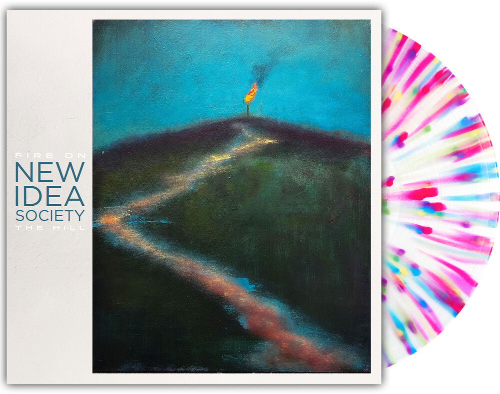 Pre-Order: New Idea Society - Fire On The Hill [White with Rainbow Splatter]