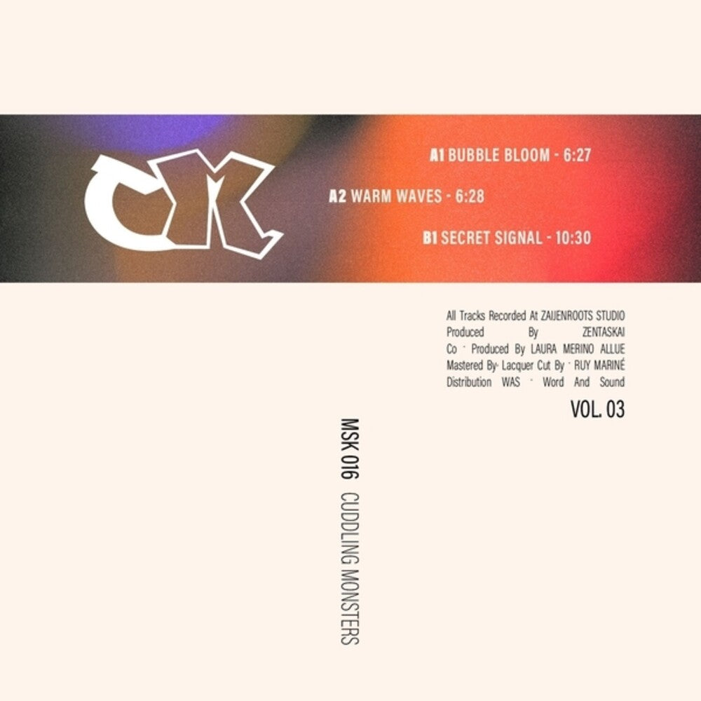 Pre-Order: Cuddling Monsters (Zentaskai & Laura Merino Allue) - Cuddling Monsters Vol 3 (Ep) [12" Vinyl]