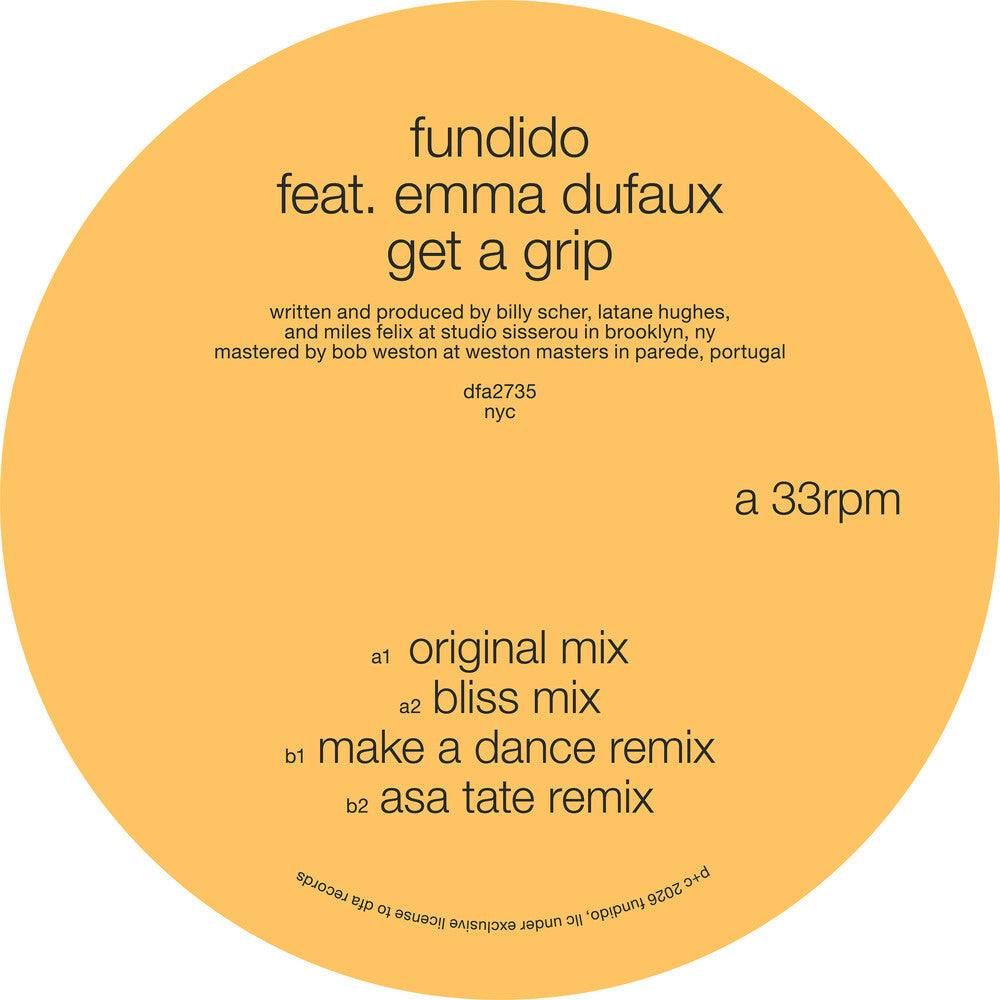 Pre-Order: Fundido - Get A Grip [12" Vinyl]