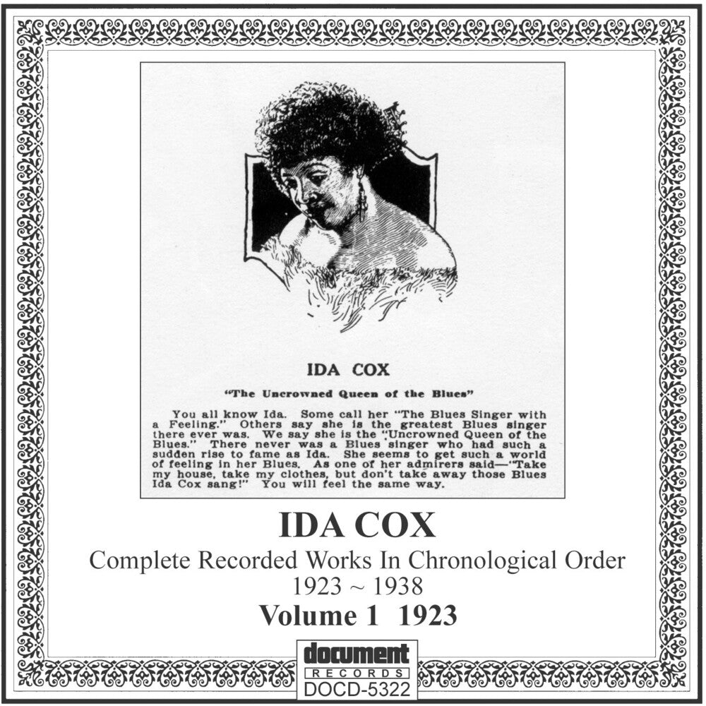Ida Cox - Vol. 1-(1923) [CD]