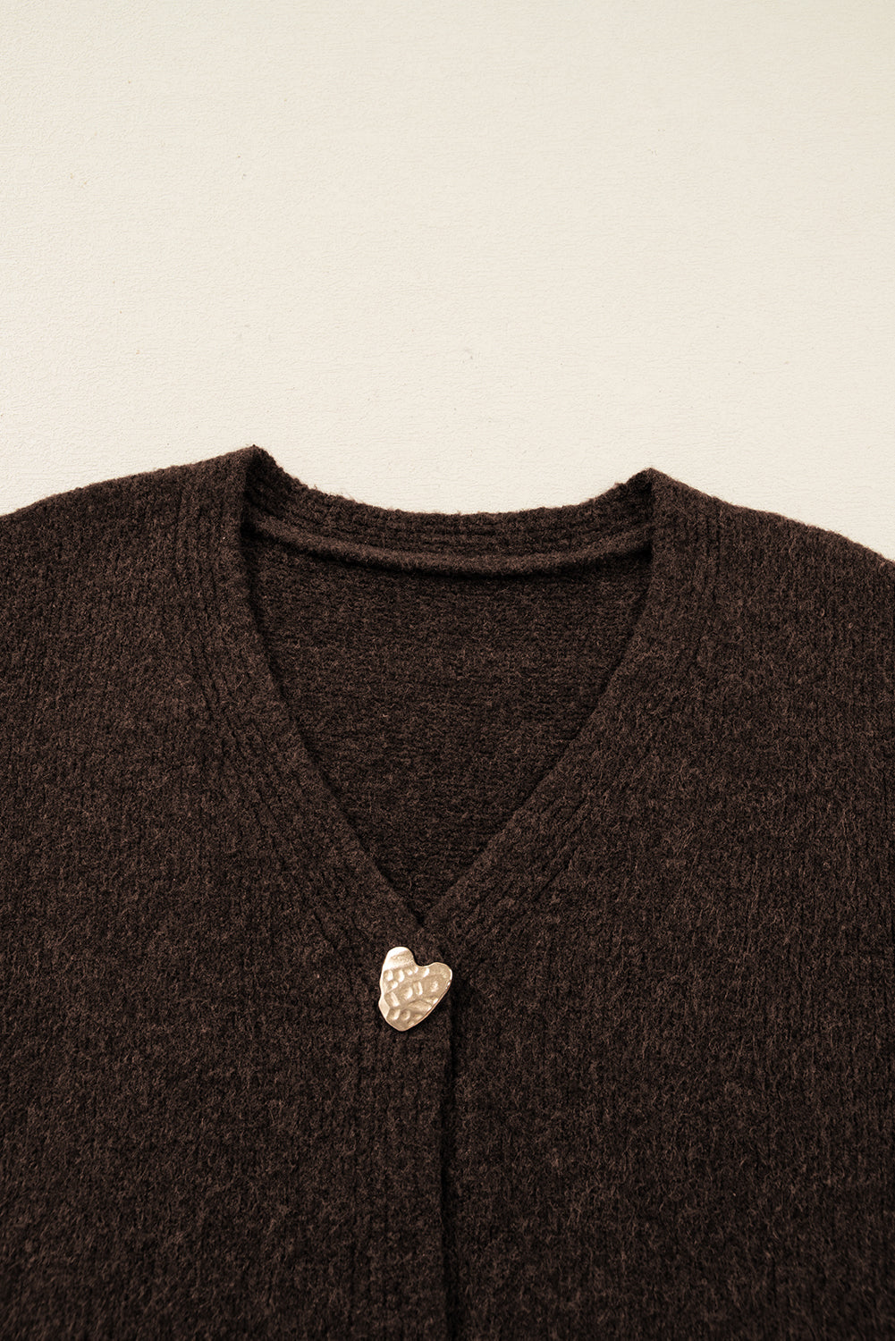 Kassidy Heart Metal Cardigan Sweater