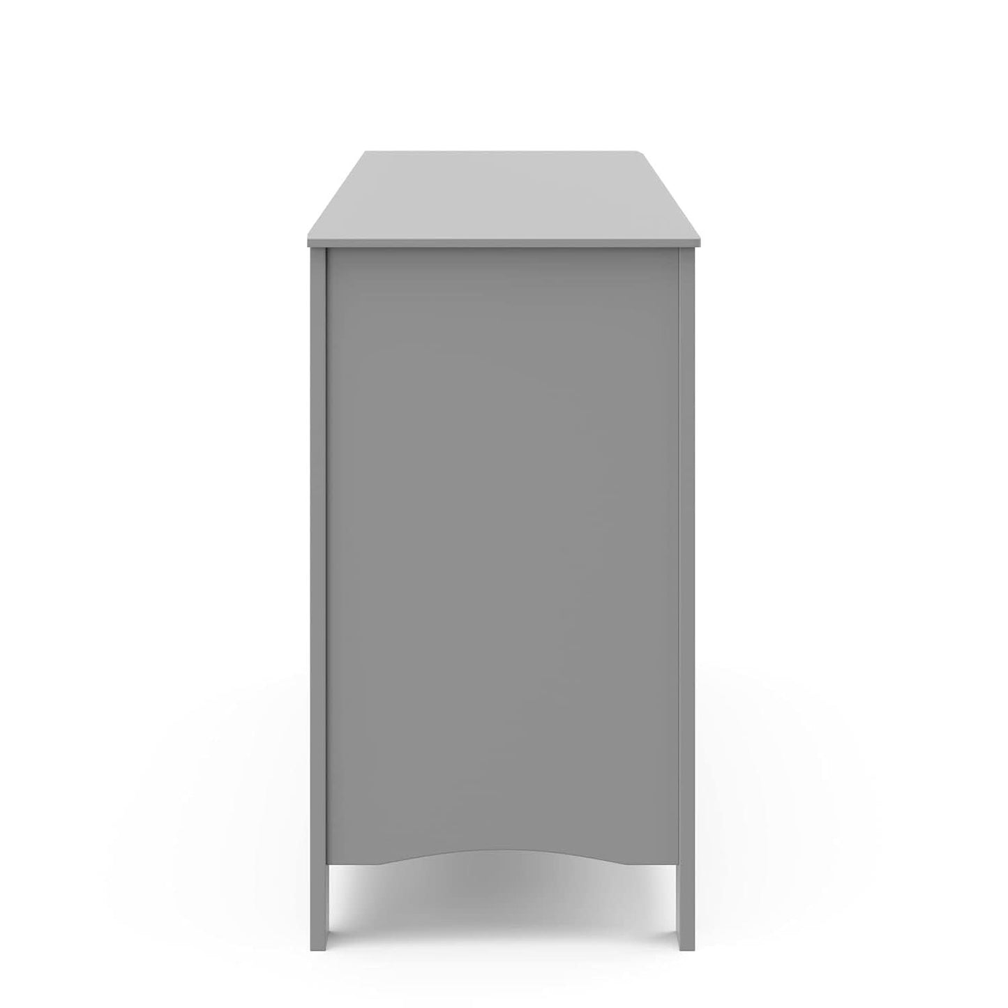 Pebble Gray 6 Drawer Double Dresser For Nursery And Kids