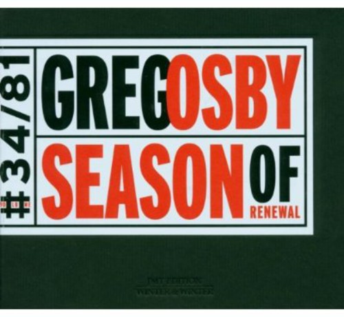 Greg Osby - Season of Renewal [CD]