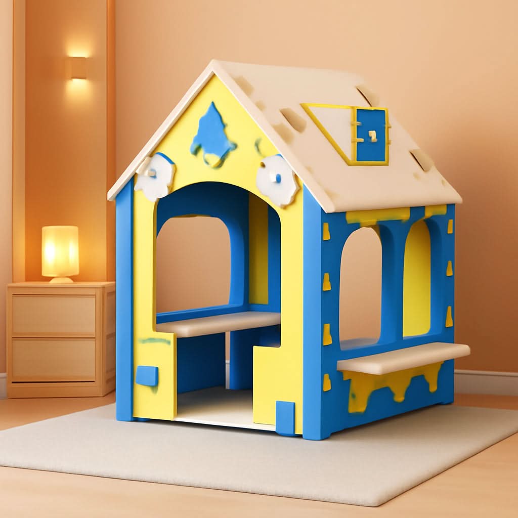 EVA Kids Indoor Playhouse Colorful Educational Fort