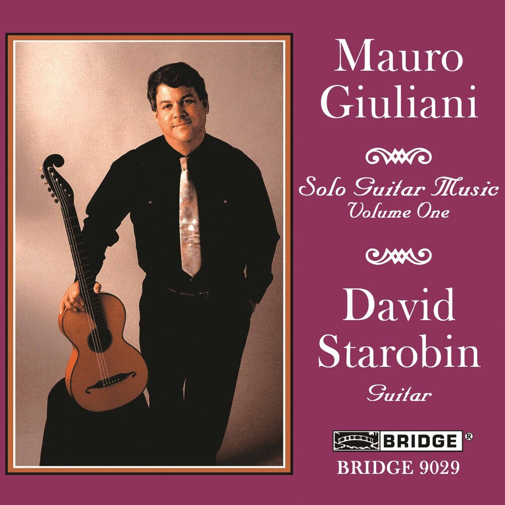 DAVID STAROBIN - Solo Guitar Music [CD]