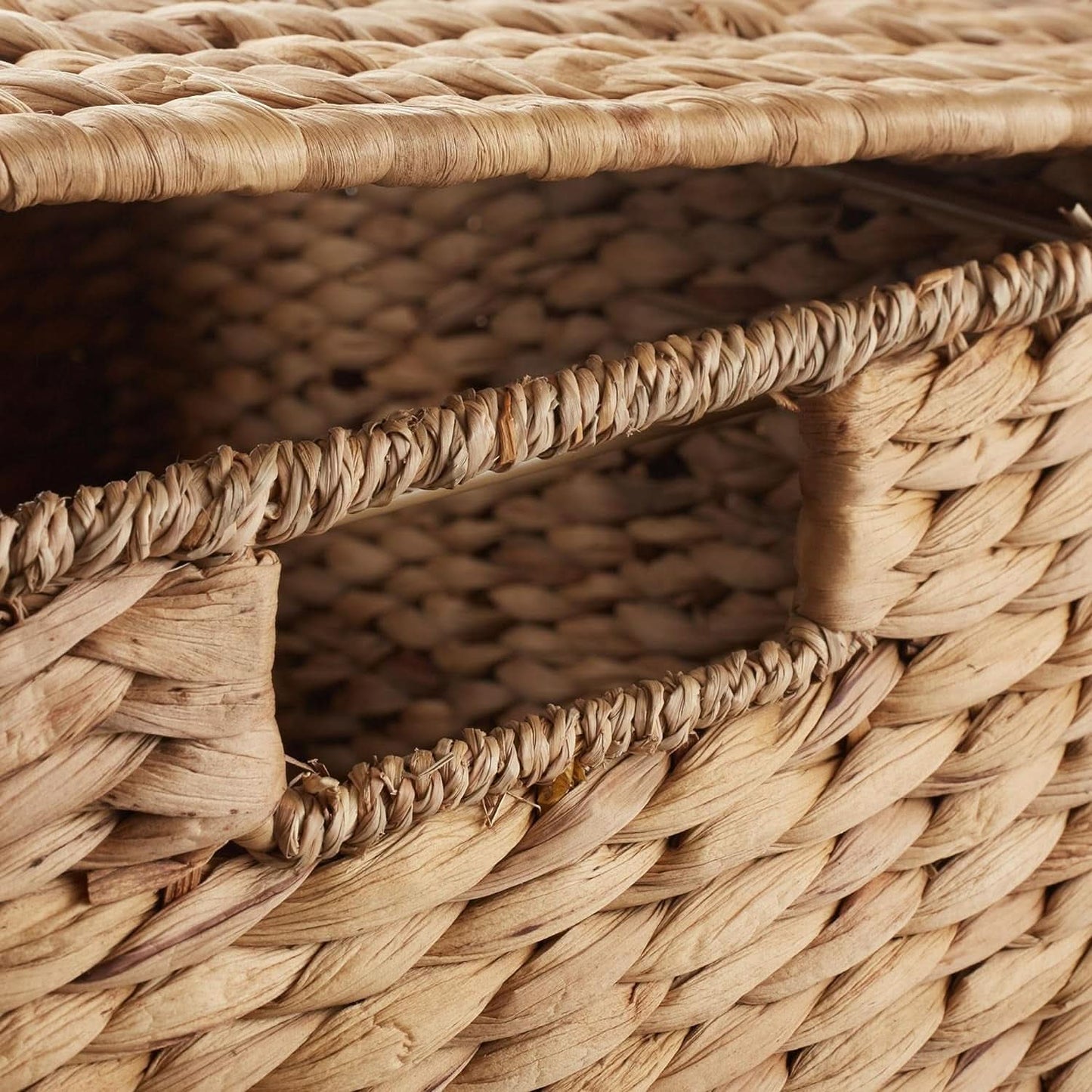 Rolling File Cabinet With Hanging Folders Natural Hyacinth