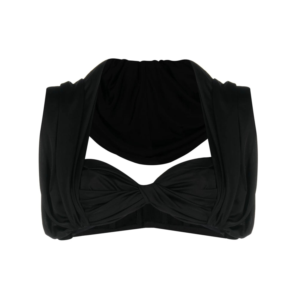 Saint Laurent Black Tops - Vests & Tank Tops Women