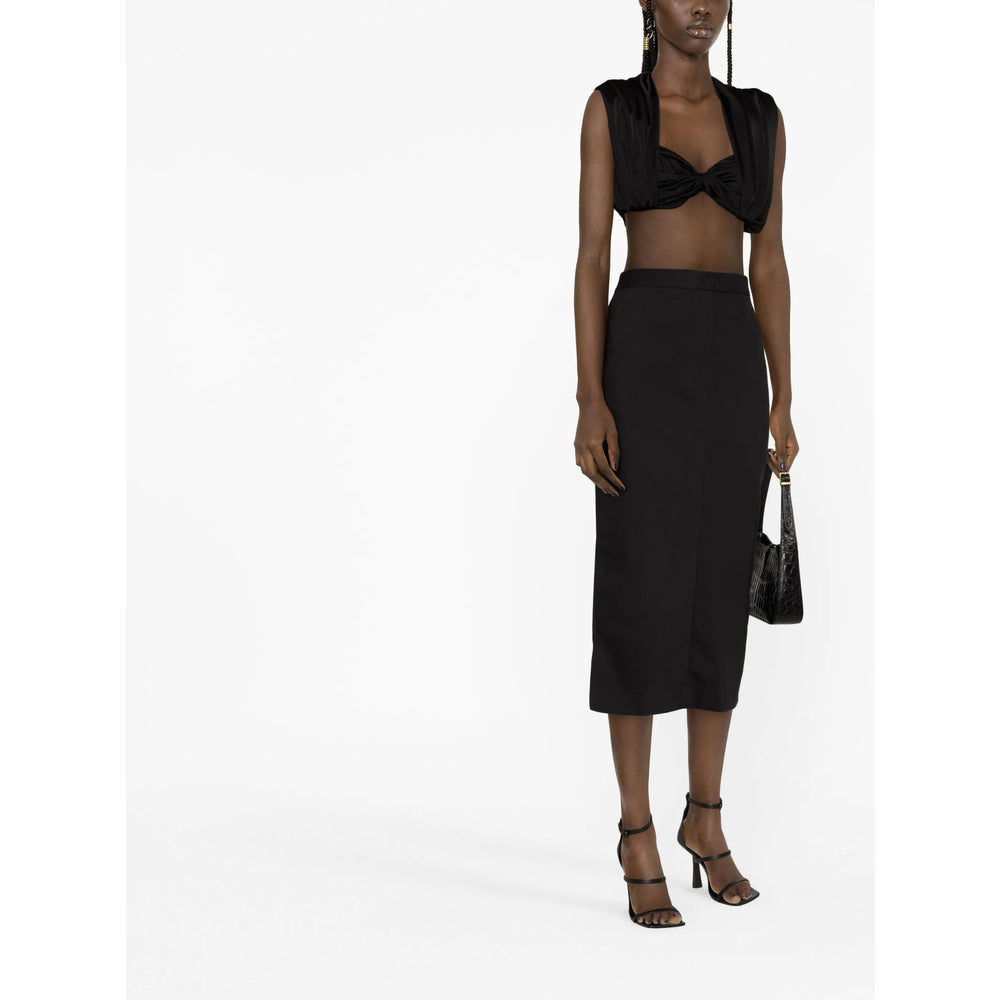 Saint Laurent Black Tops - Vests & Tank Tops Women