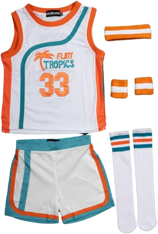 Flint Tropics Kids Basketball Halloween Cosplay Complete Set