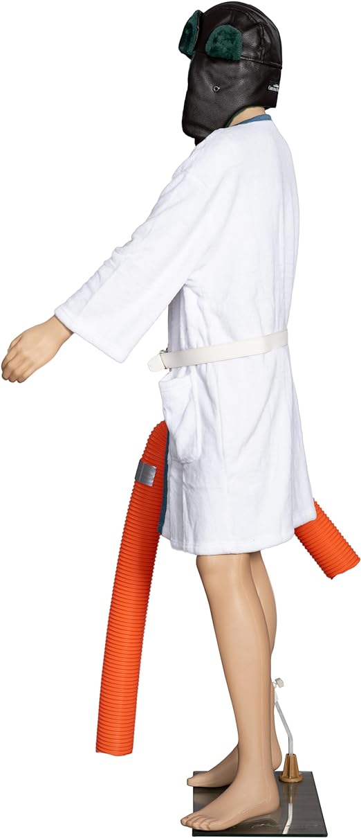 6 feet Tall Mannequin with Robe Belt Hat and Hose Holiday Decoration