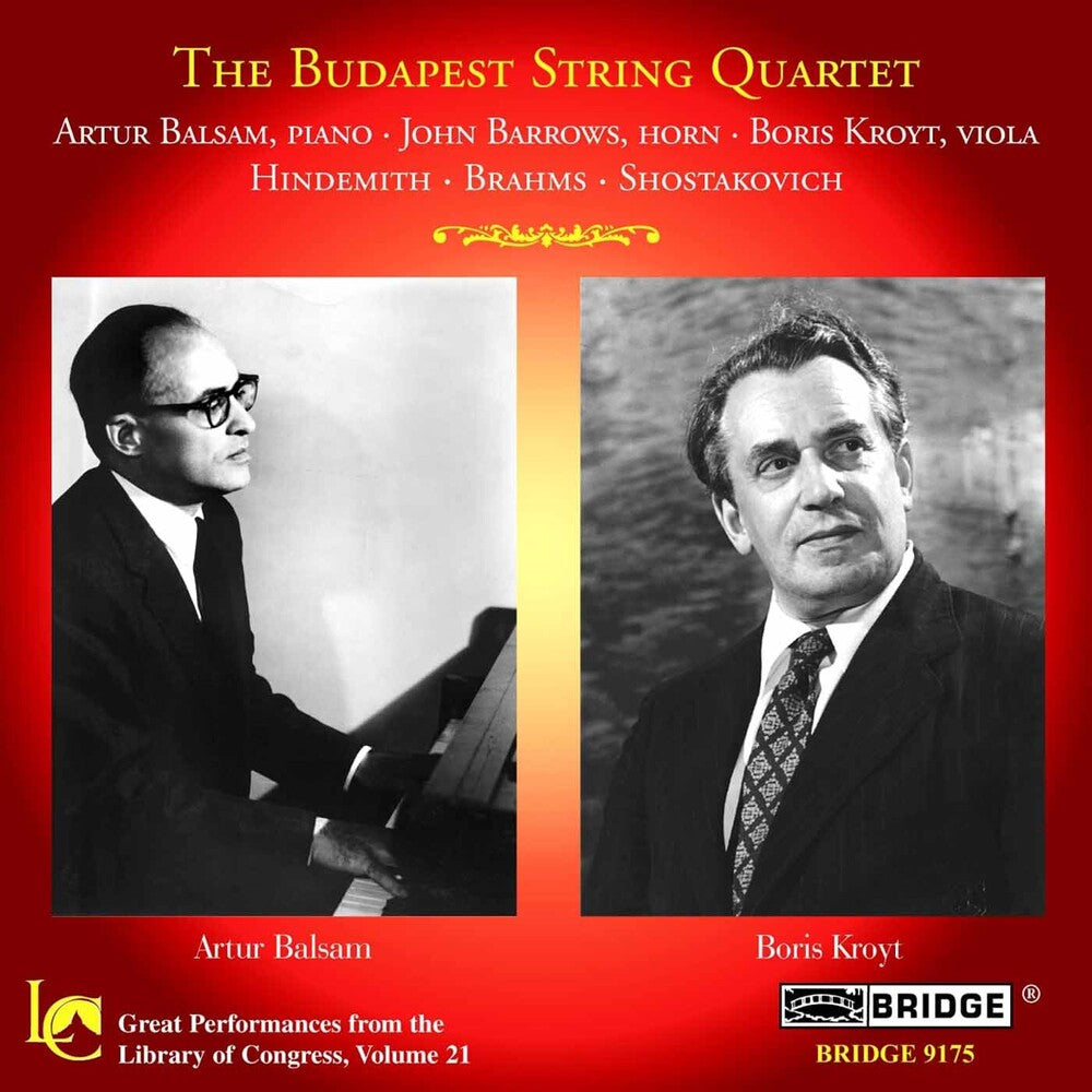 SCHUBERT/BRAHMS - Great Performances from the Library of Congress 21 [CD]