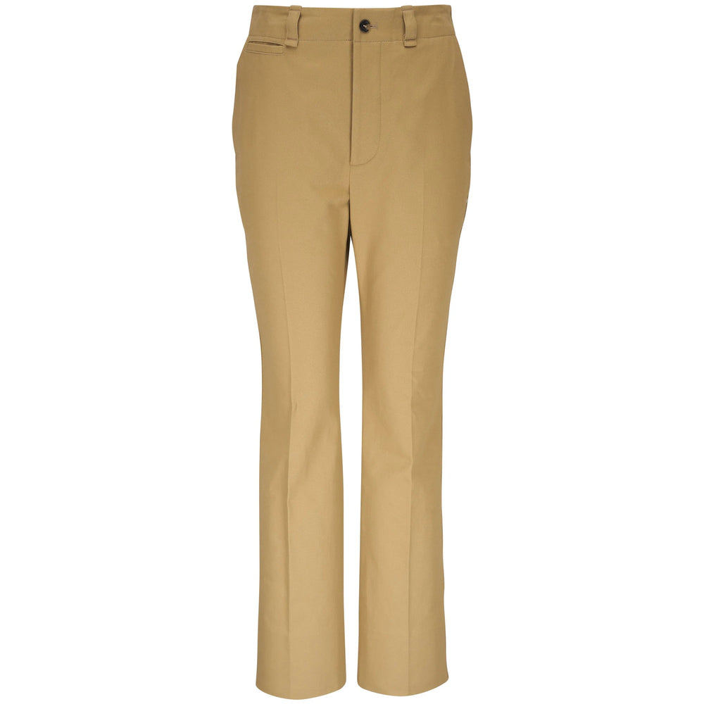 Saint Laurent Neutrals Trousers - Straight Trousers Women