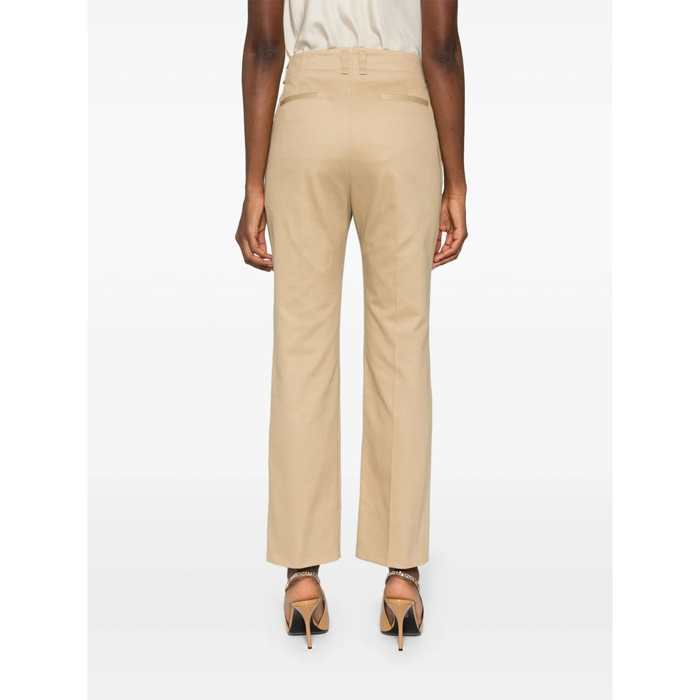 Saint Laurent Neutrals Trousers - Straight Trousers Women