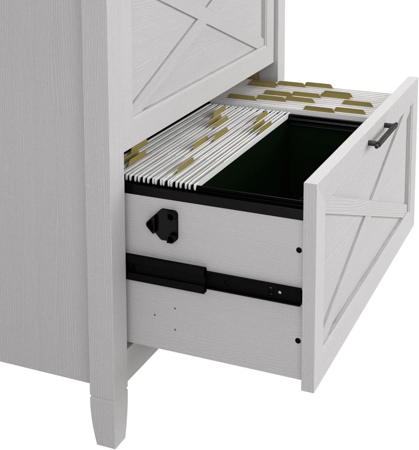 Key West Lateral File Cabinet 2 Drawer Modern Farmhouse