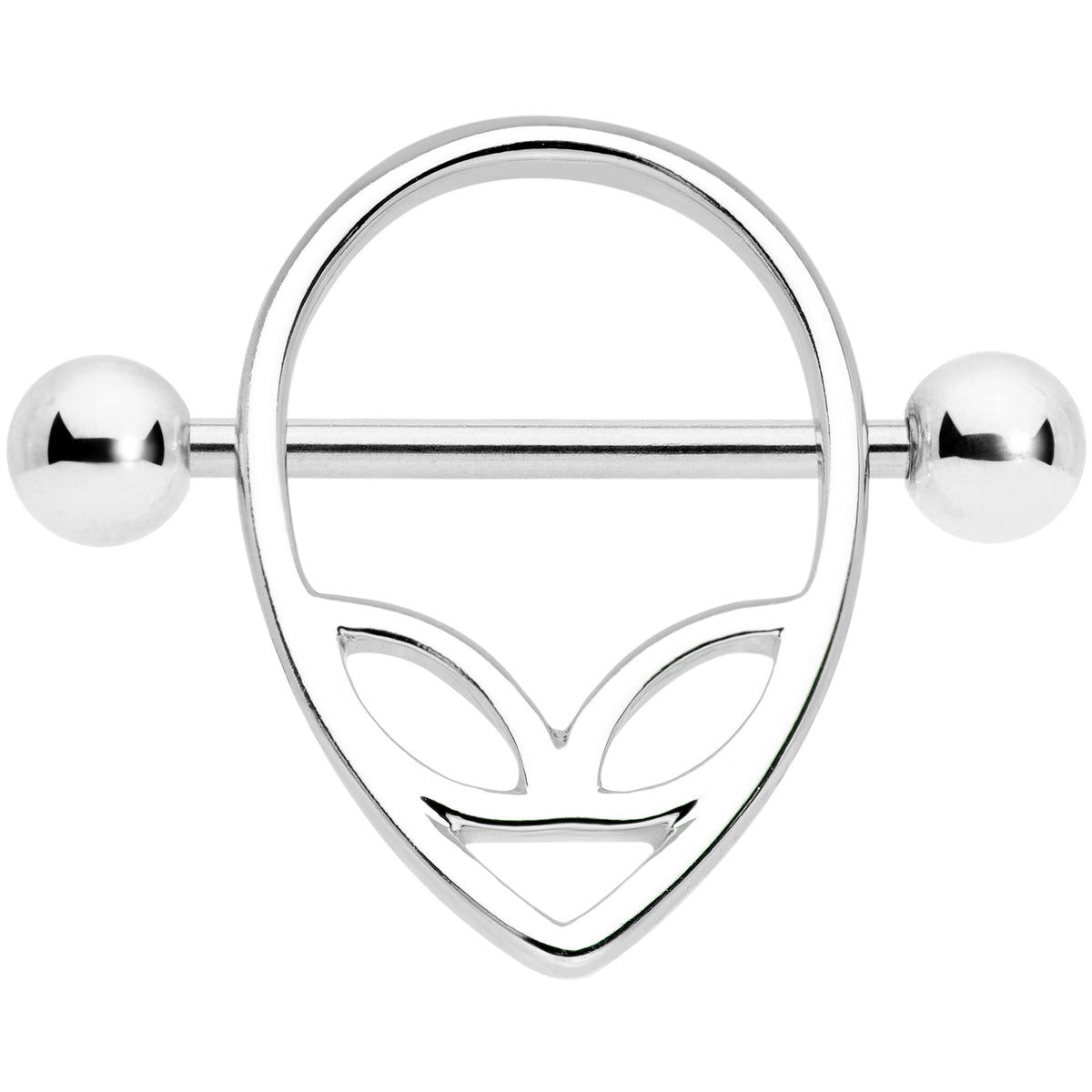 14G 9/16 UFO Alien Nipple Shield Set