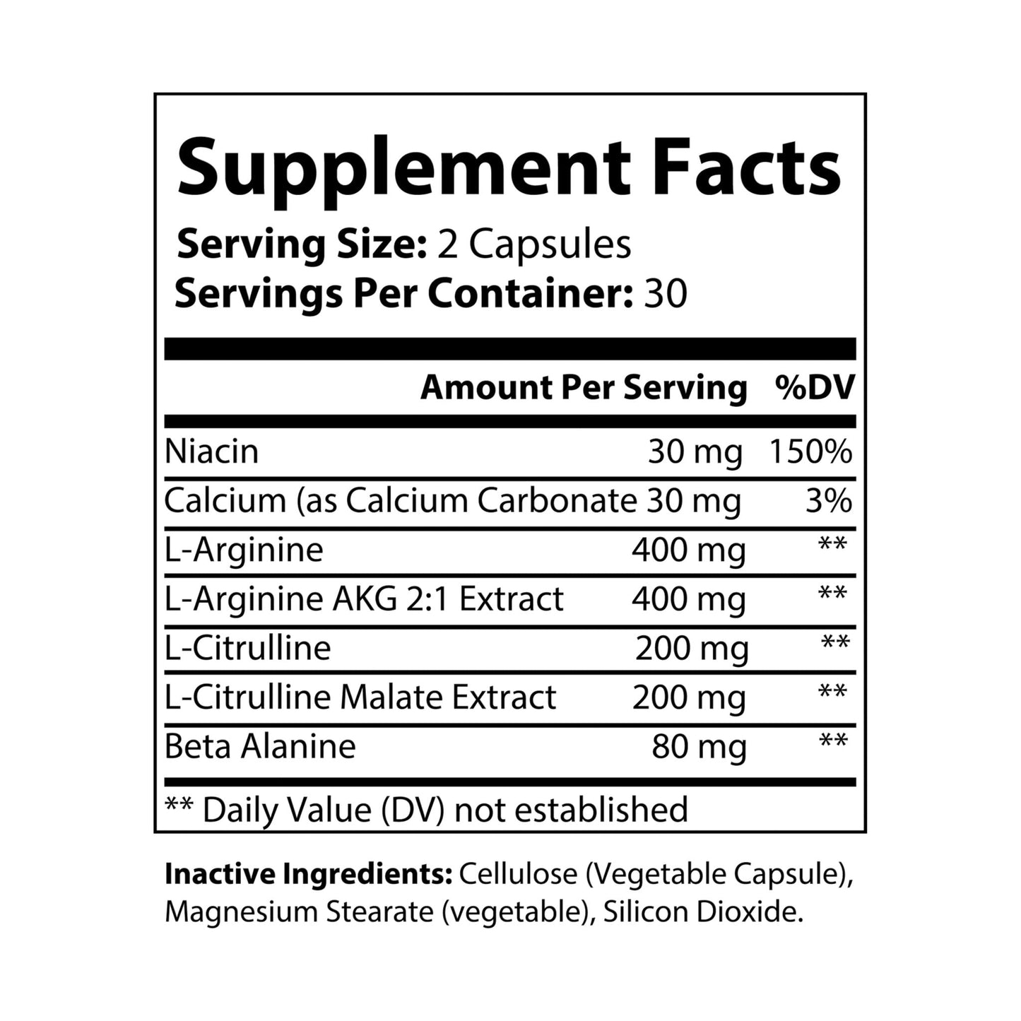 Argist L-Arginine Supplement (60 Capsules)