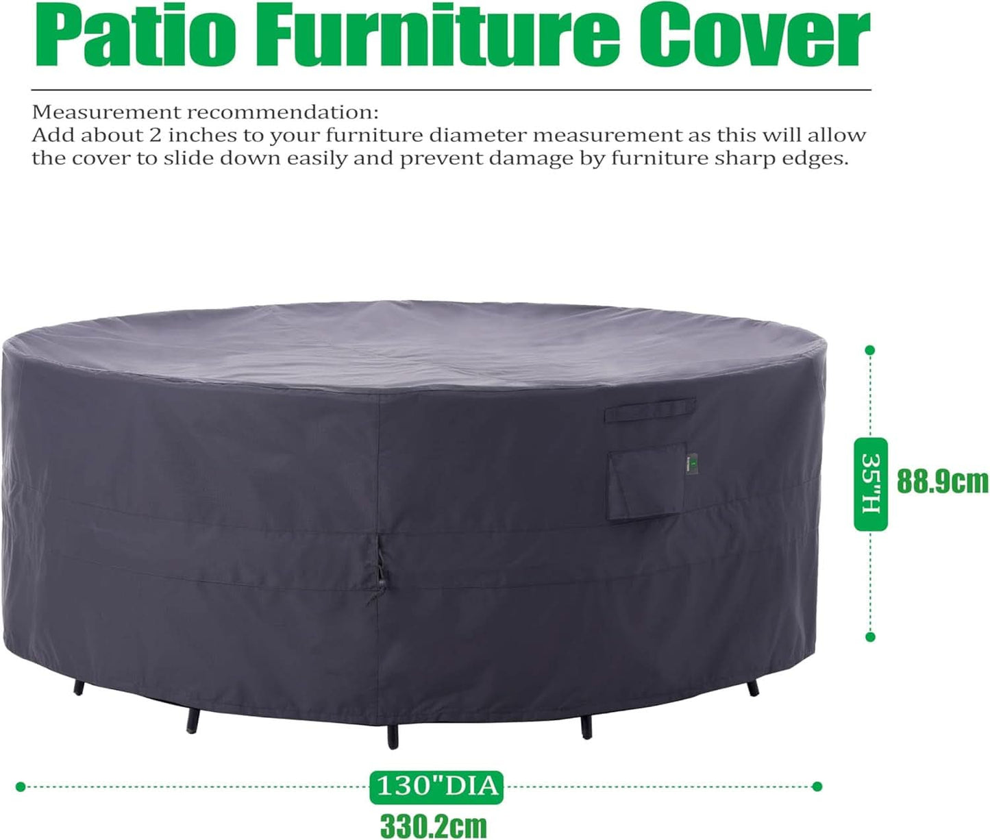 Heavy Duty Waterproof Patio Furniture Covers for Protection