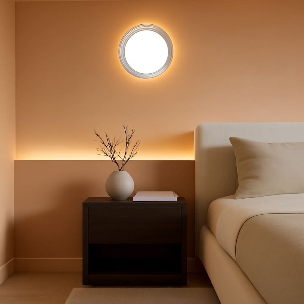 6 Inch 5CCT Dimmable LED Recessed Ceiling Light With Night Light 24 Pack Ultra Thin Canless Downlight