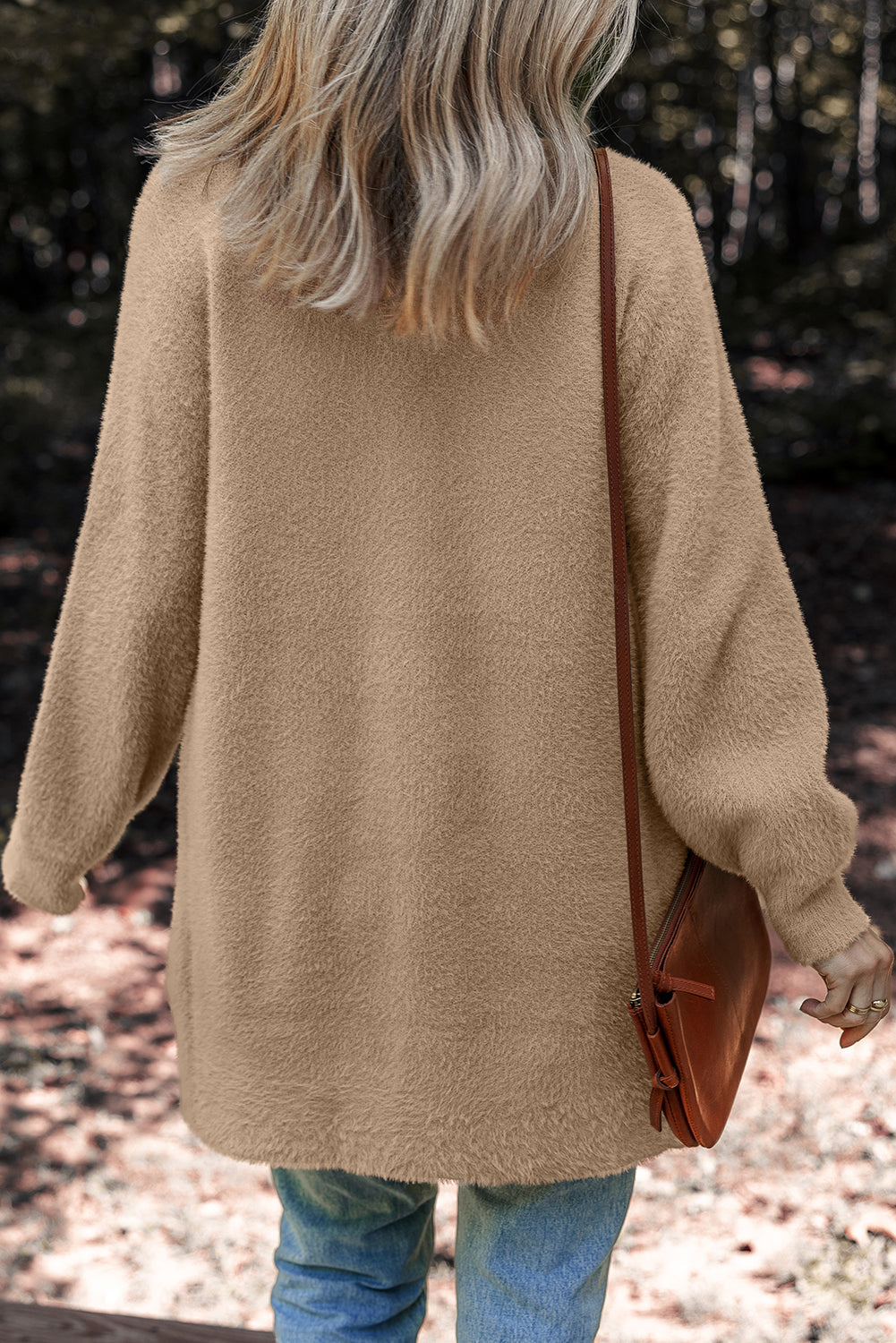 Brooklyn Front Midi Solid Cardigan