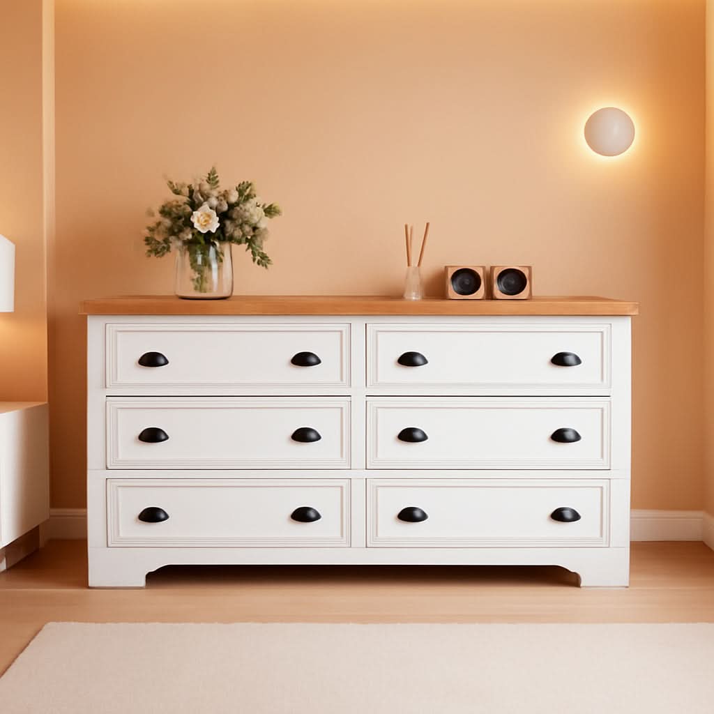 59Inch Dresser With BuiltIn Charging Station USB Port