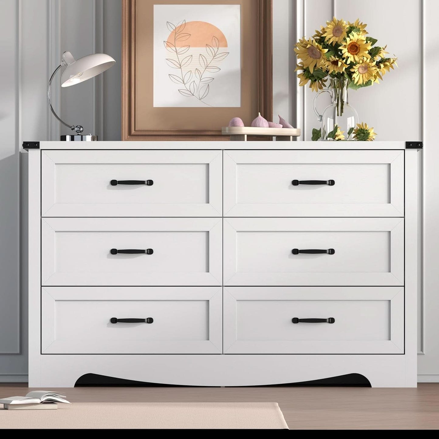 Six Drawer Dresser FortySevenInch Television Console