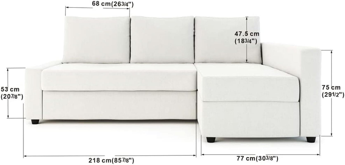 Friheten Slipcover For IKEA Sofa Bed Light Khaki Snug Fit