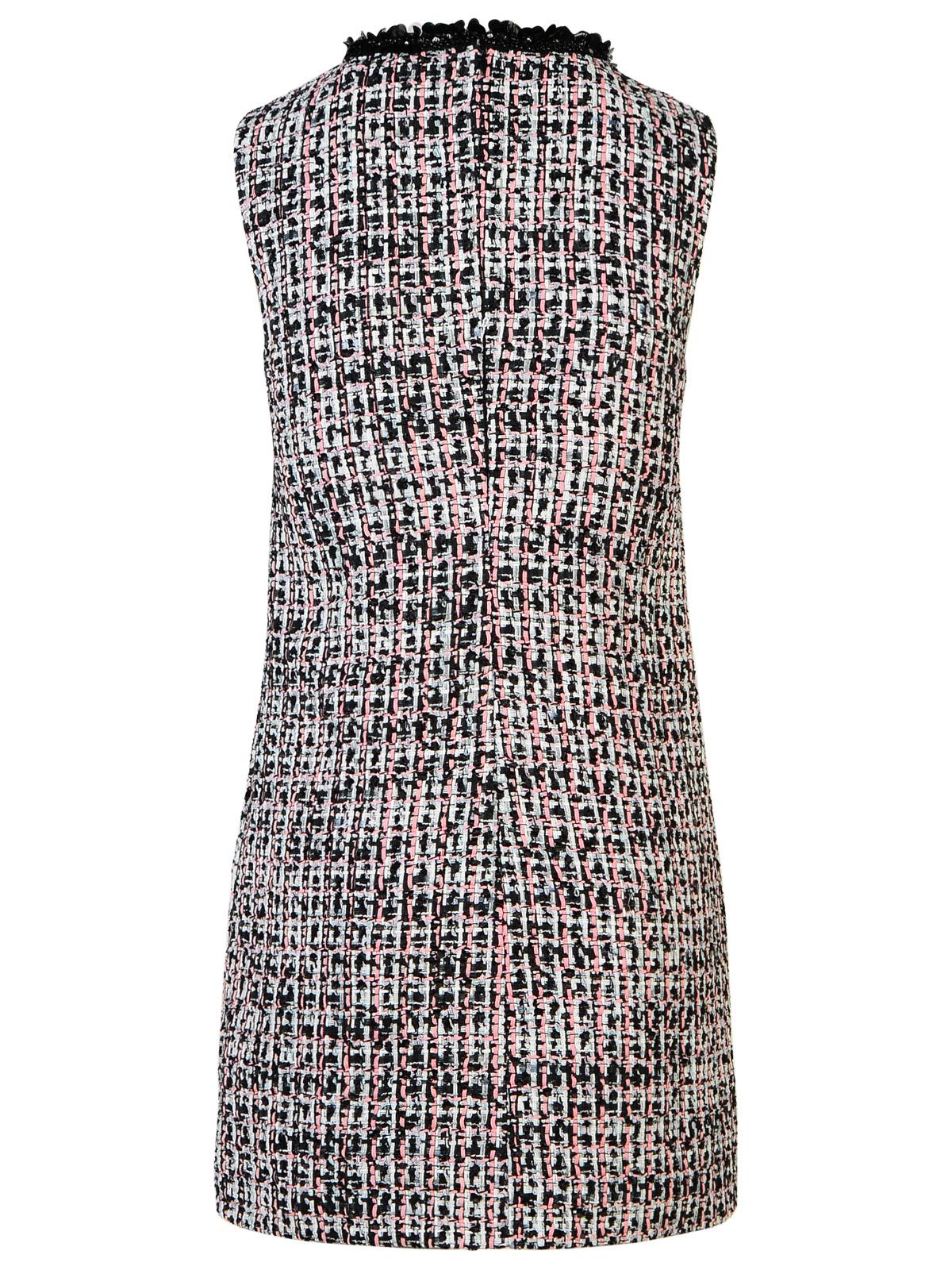 Self Portrait Black/Pink Polyester Mini Dress Women