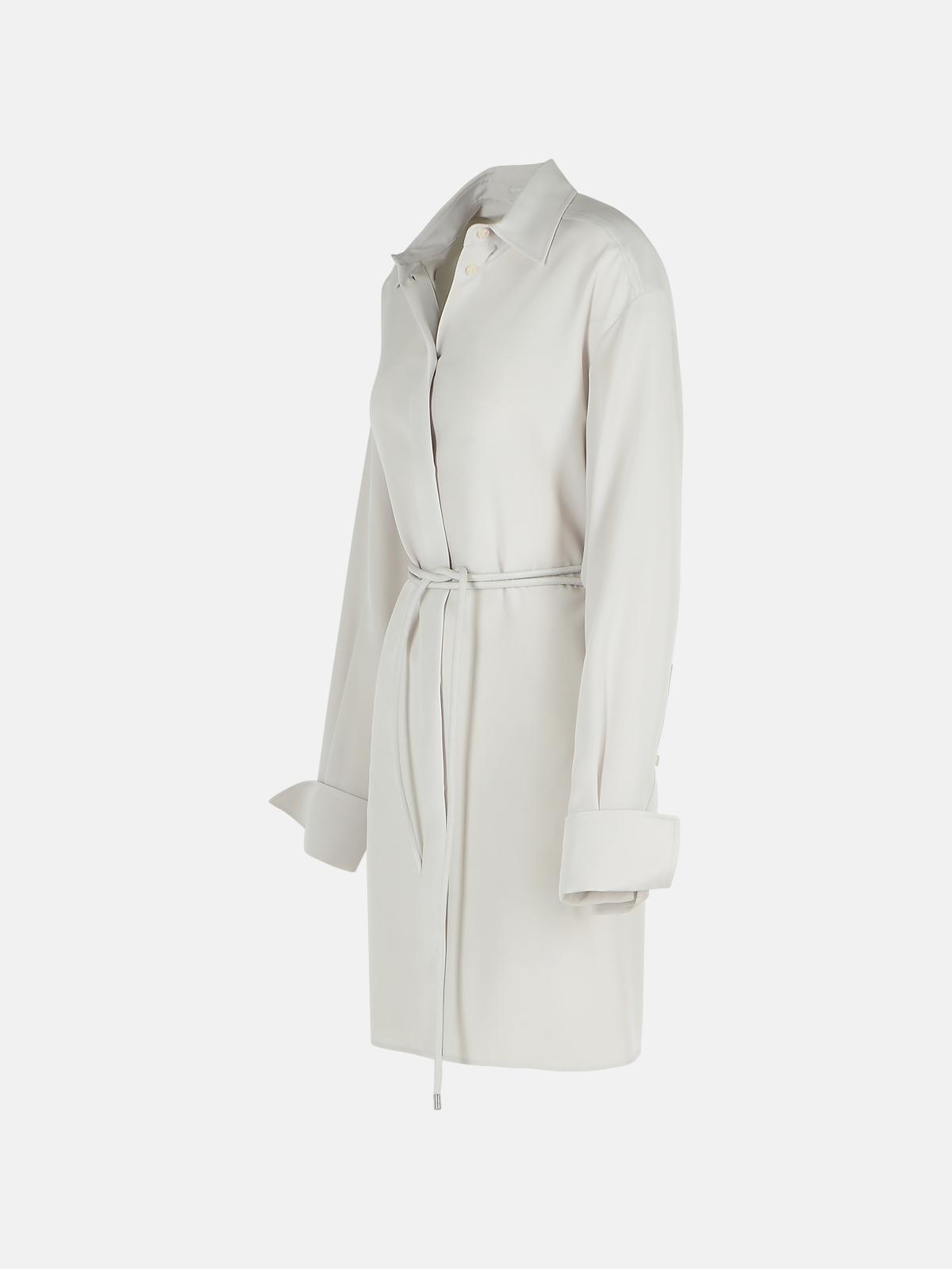 Sportmax 'Eolie' Grey Silk Dress Women