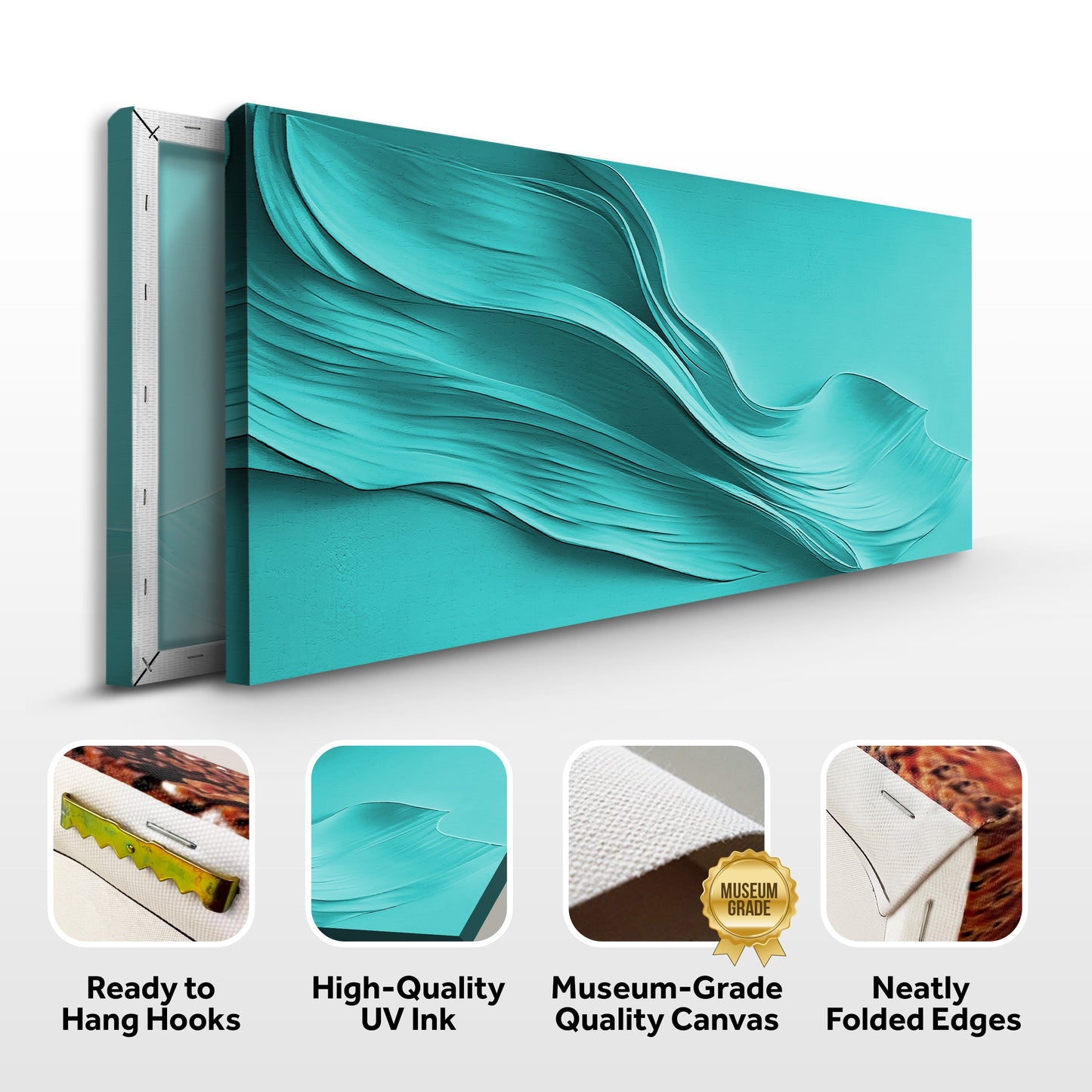 Turquoise Minimalist Wall Art