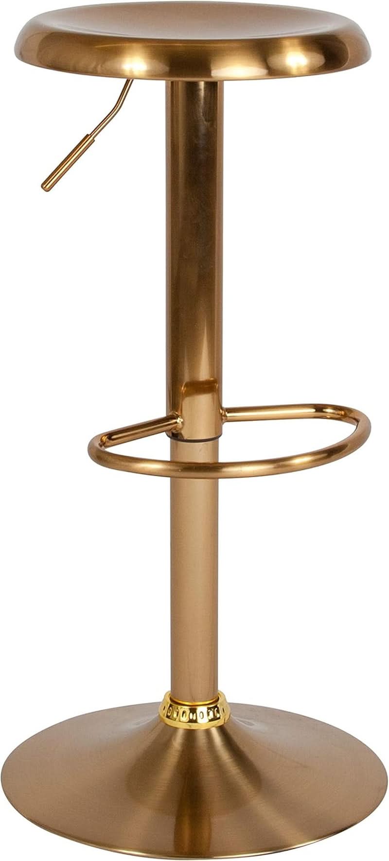 Adjustable Height Retro Metal Barstool for Stylish Seating
