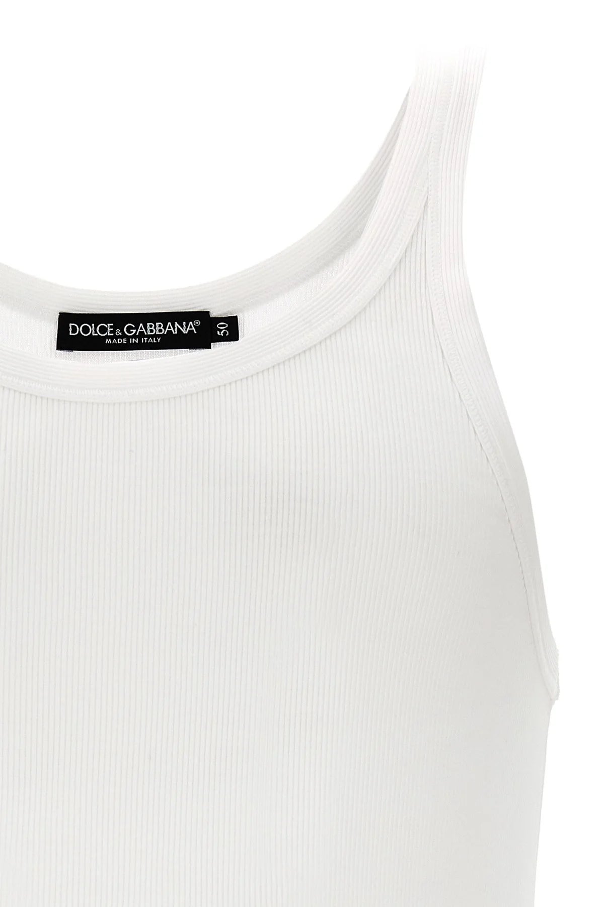 Dolce & Gabbana Men Ribbed Tank Top