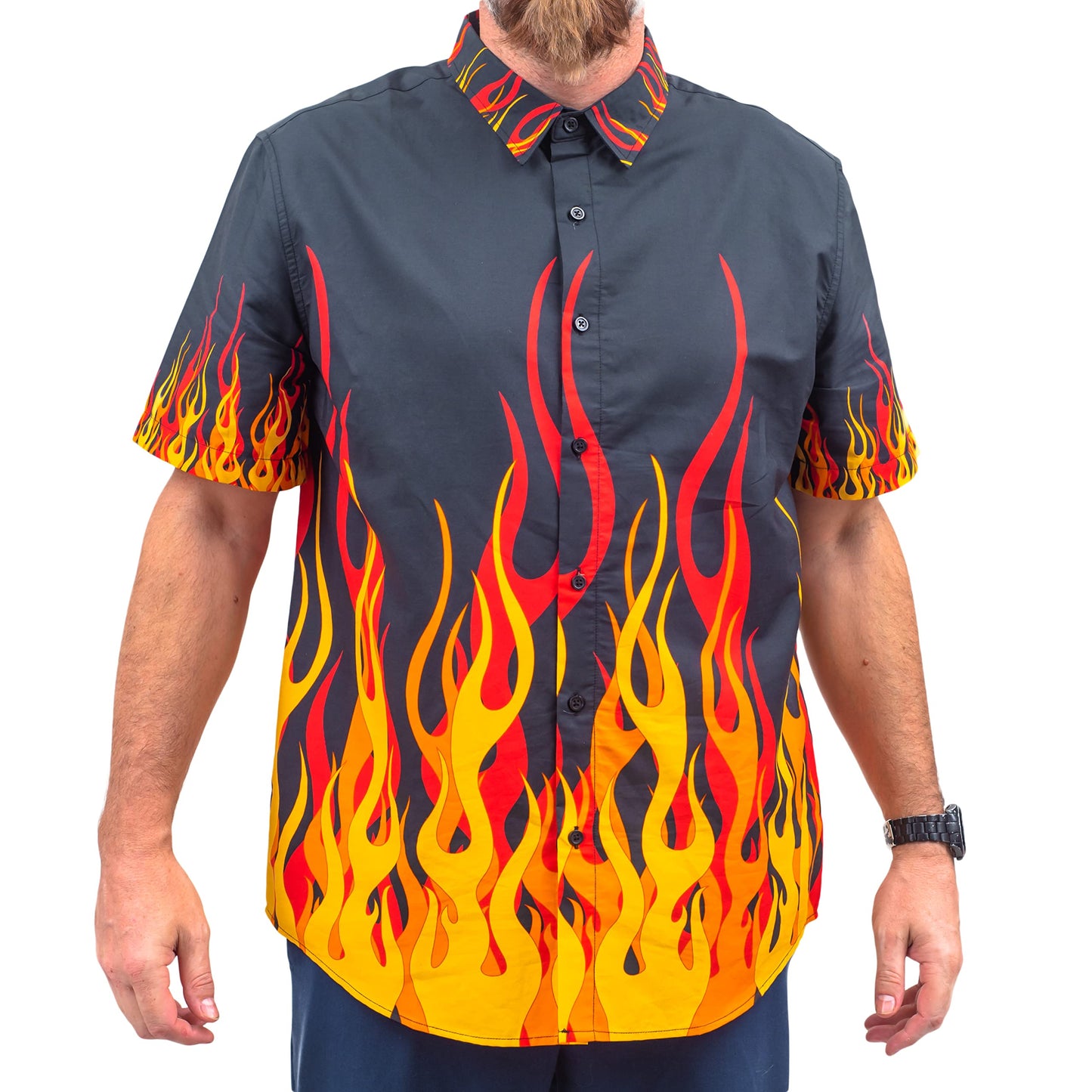 Famous TV Chef Personality "Guy" Food TV Show Deluxe Halloween Cosplay Costume Set
