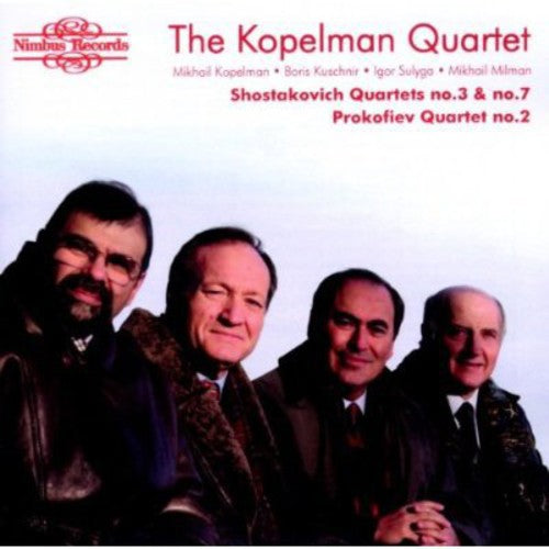 TCHAIKOVSKY/SCHUBERT - Quartets of Shostakovich & Prokofiev [CD]