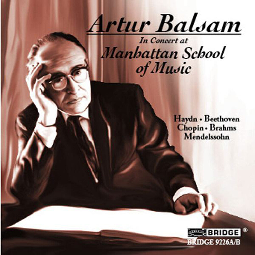 Artur Balsam - Artur Balsam in Concert at Manhattan School of Music [2 CD]