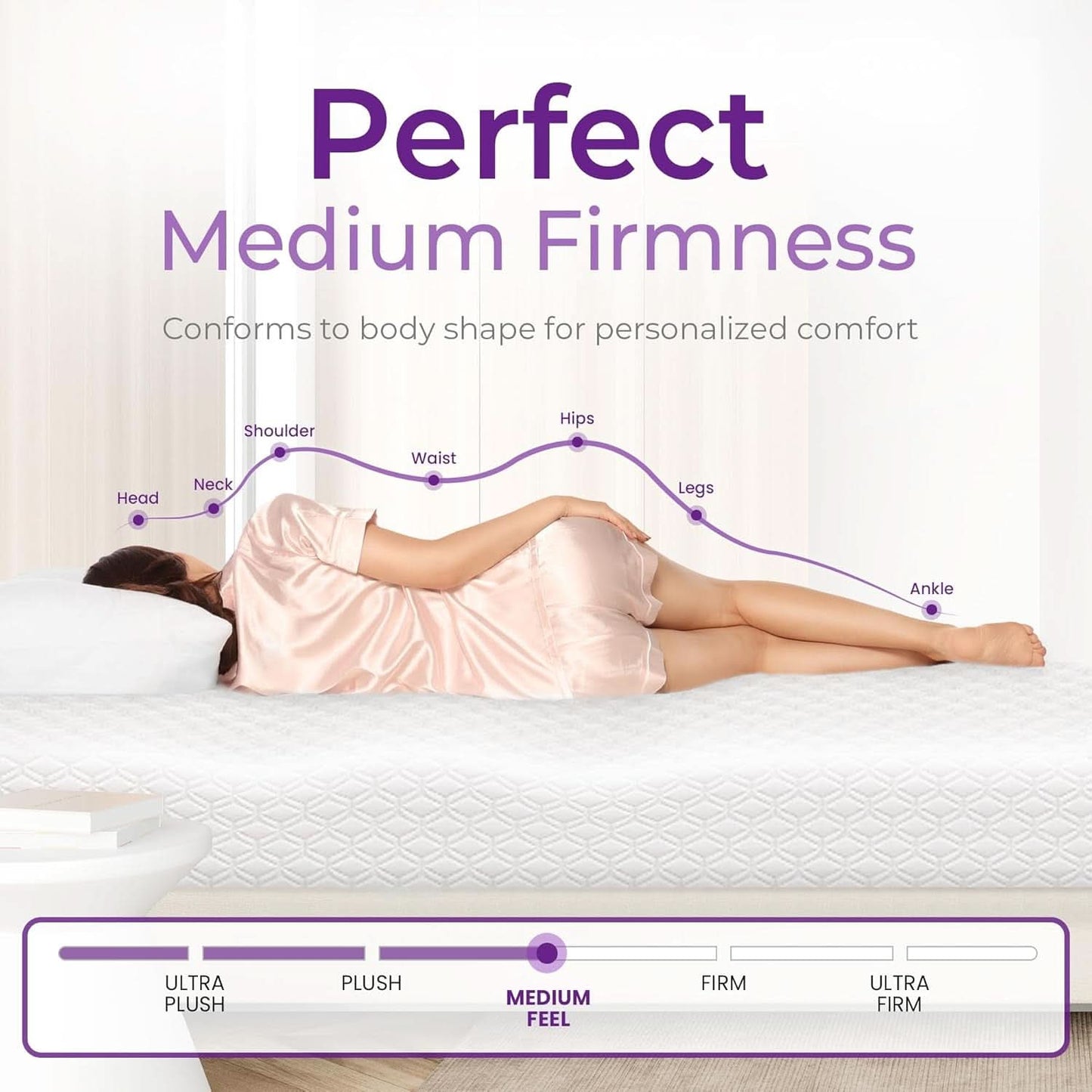 Cooling Gel Memory Foam Mattress Full Size Eight Inch