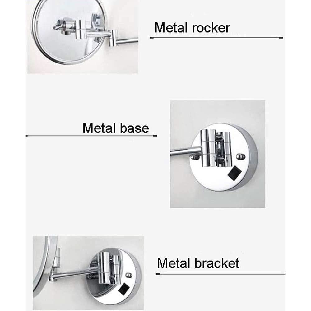 Wall Mounted LED Vanity Mirror With 180 Degree Rotation