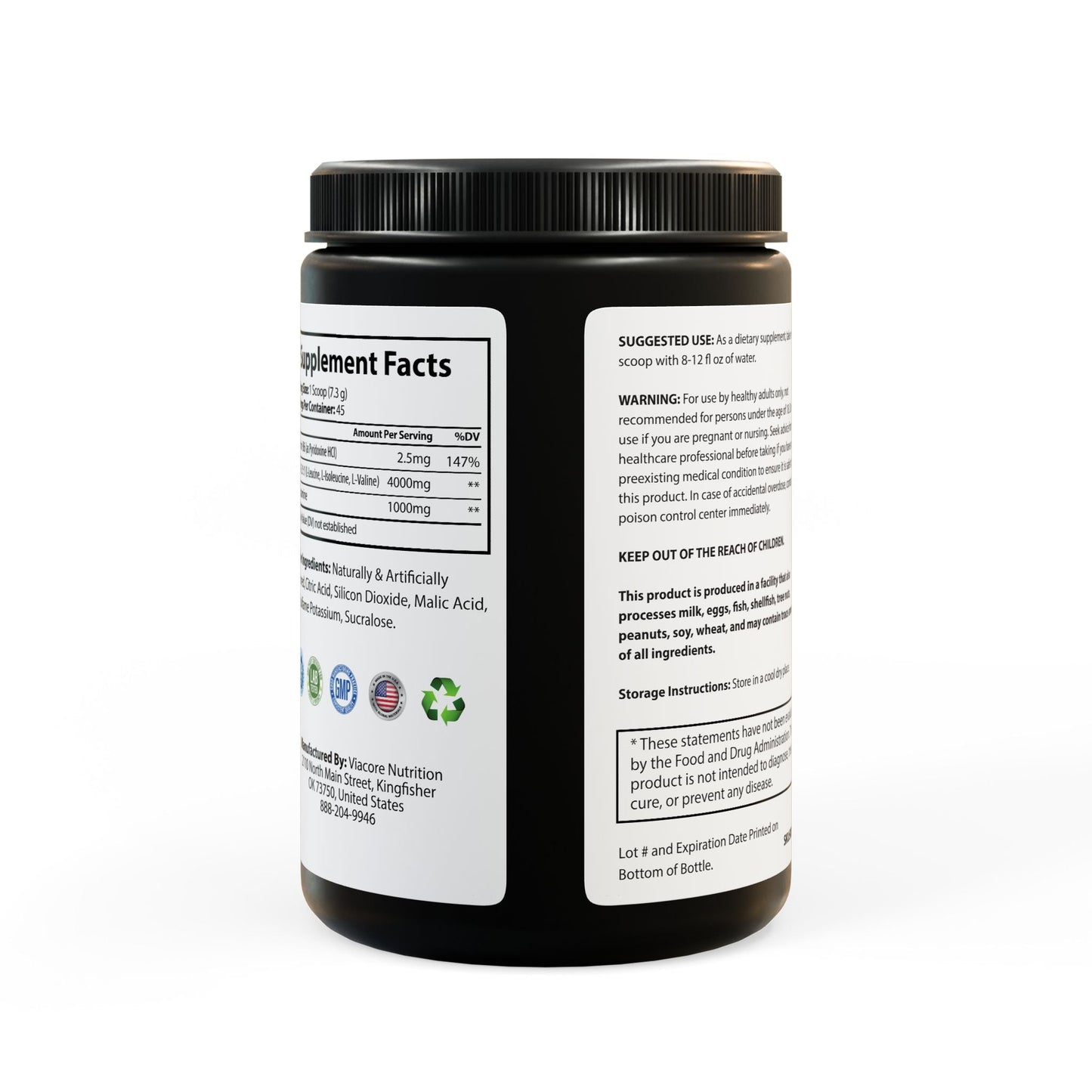 Vitape BCAA Supplement, Watermelon 11.oz