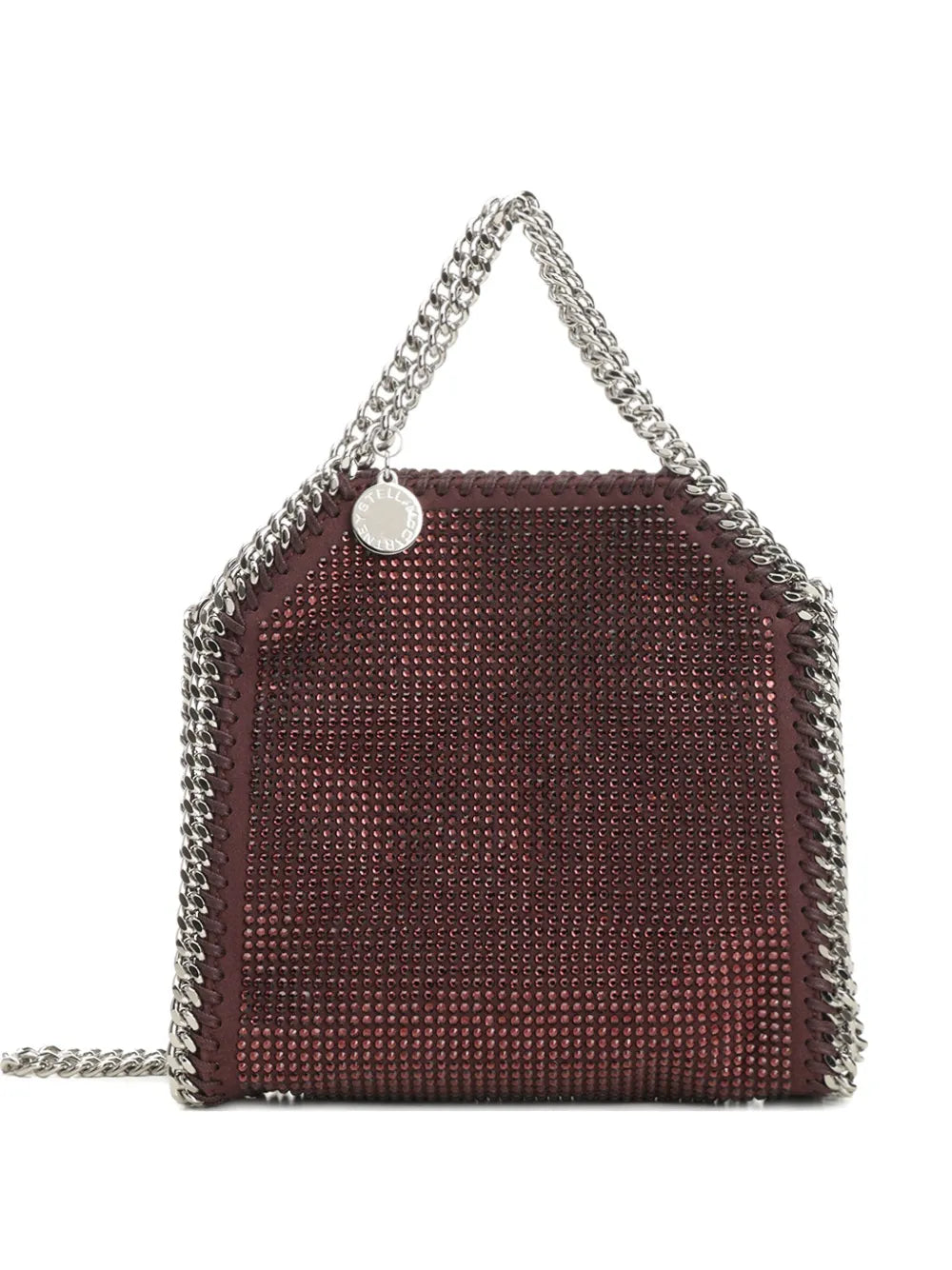Stella Mccartney Women Falabella Tiny Hotfix Crystals On Alter Suede