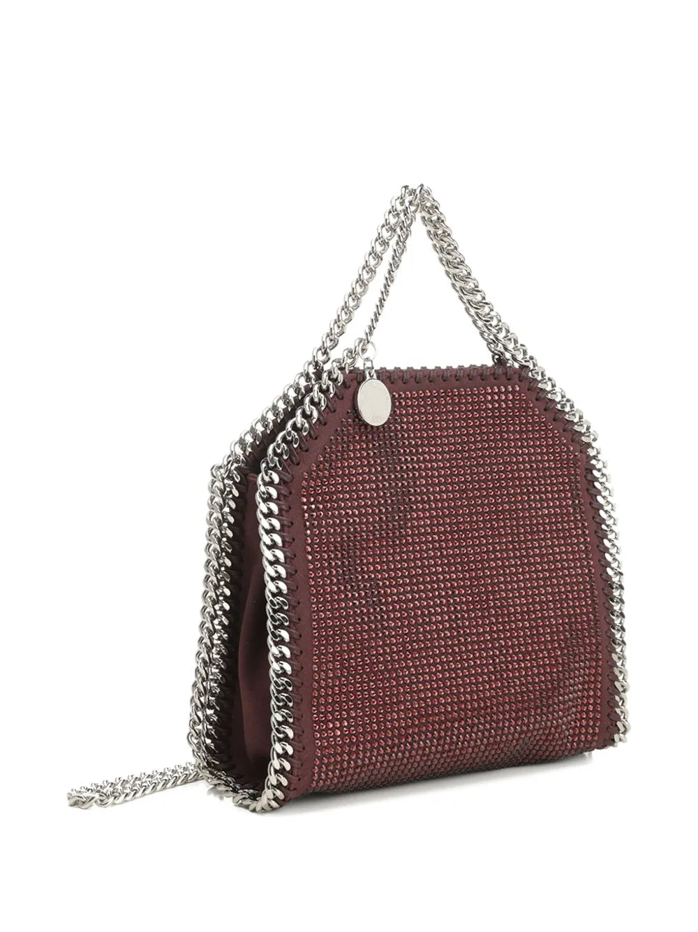 Stella Mccartney Women Falabella Tiny Hotfix Crystals On Alter Suede