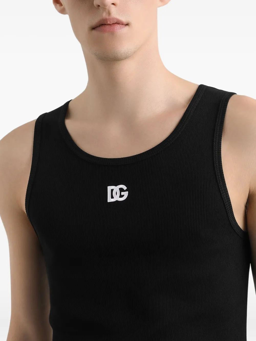 Dolce & Gabbana Men Cotton Tank Top