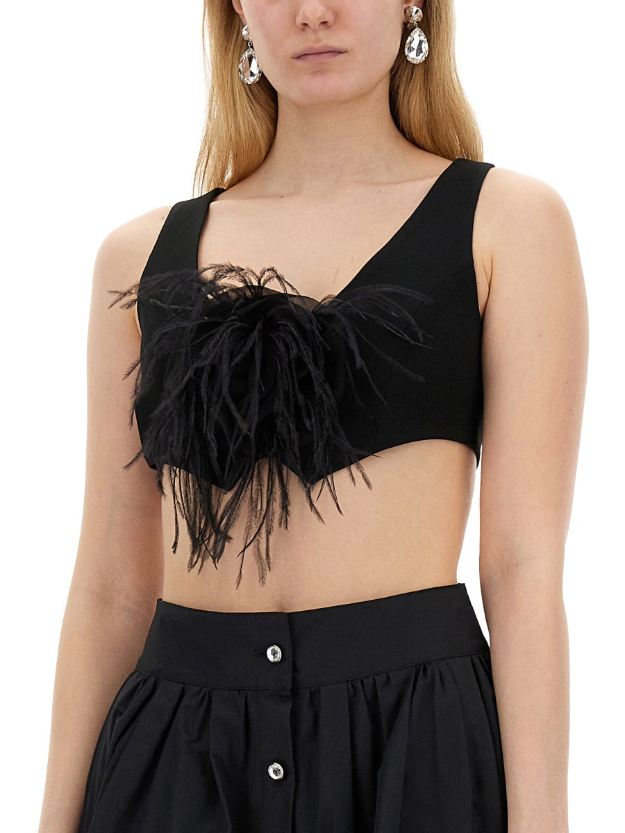 Moschino Women Vests With Rose.
