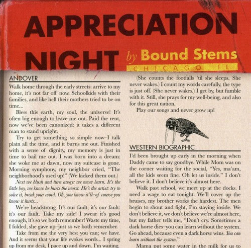 Bound Stems - Appreciation Night - Music CD