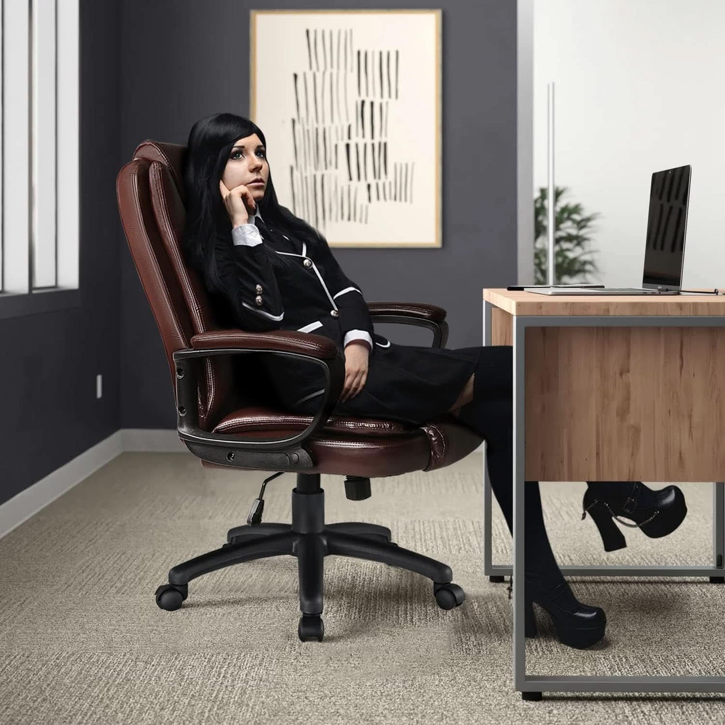 Ergonomic Big and Tall Office Chair Up to 400 Lbs Capacity With High Back