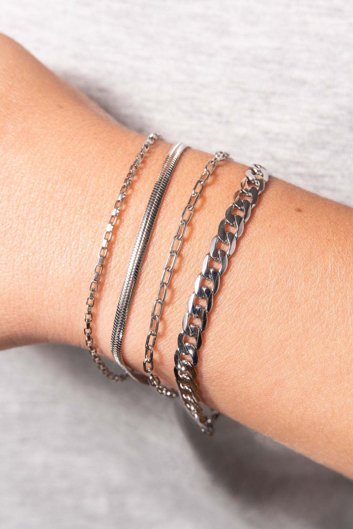 Everyday Flat Curb Chain Bracelet