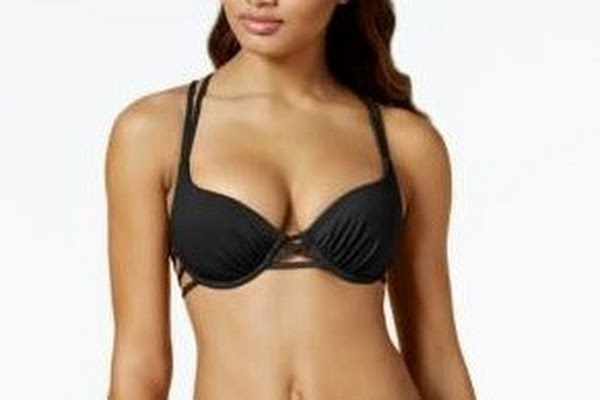 Sundazed Womens Harper Underwire Cut-Out Bikini Swim Top, Size 32B-C
