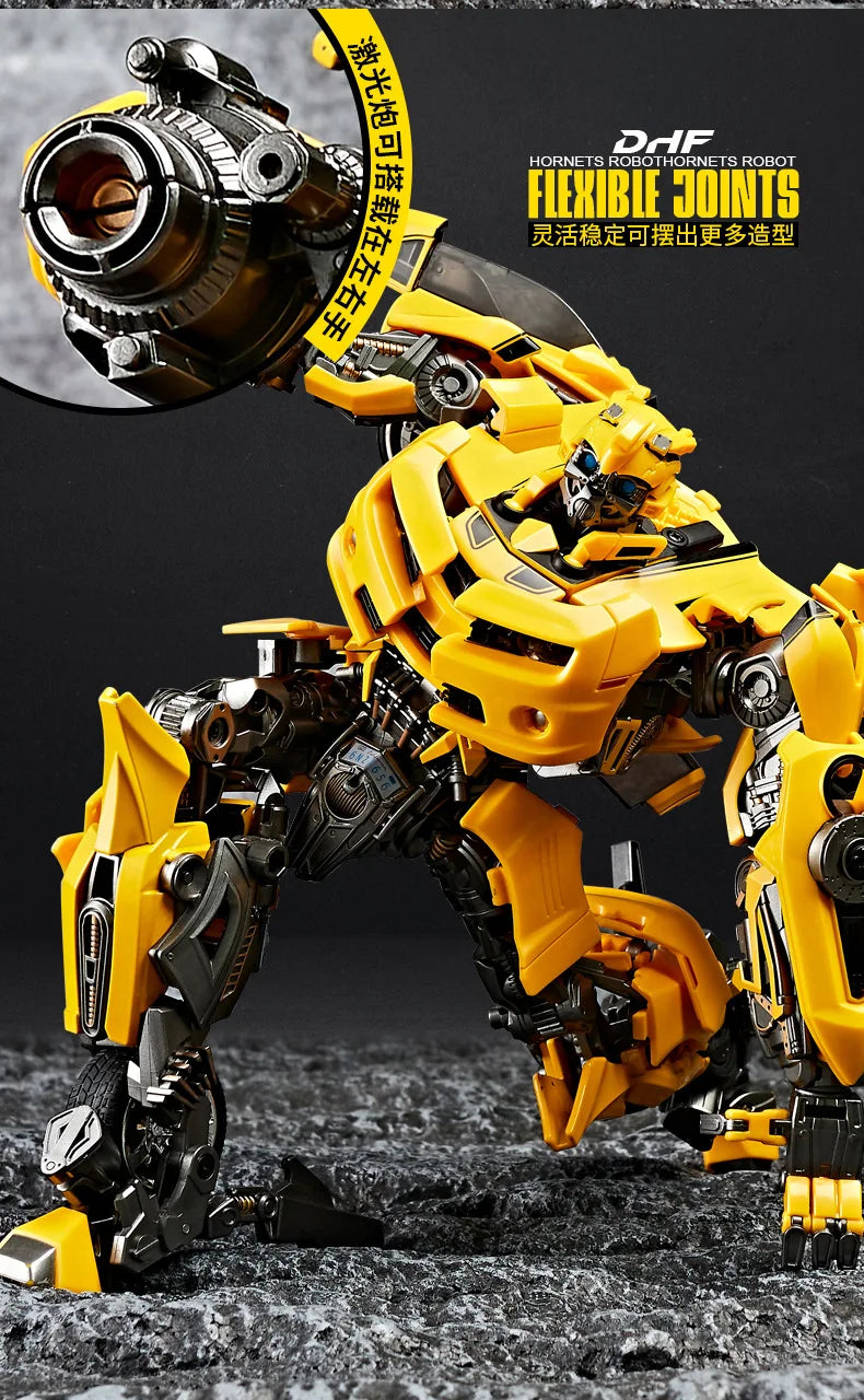 Optimus Prime and Bumblebee Autobots Anime Figures, Transformation Robot Toys 30 CM