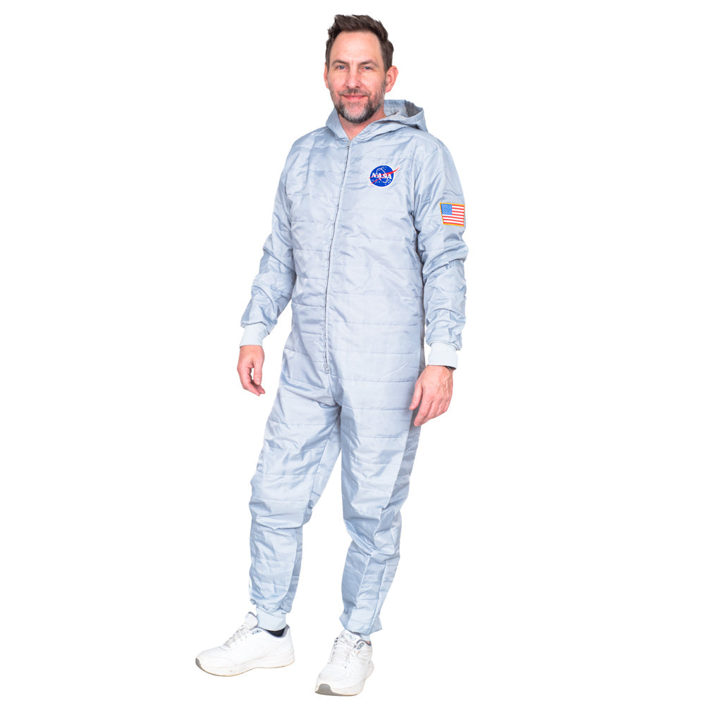 Astrodude NASA Astronaut Pajama Zip Up Unisex Halloween Cosplay Costume Union Suit