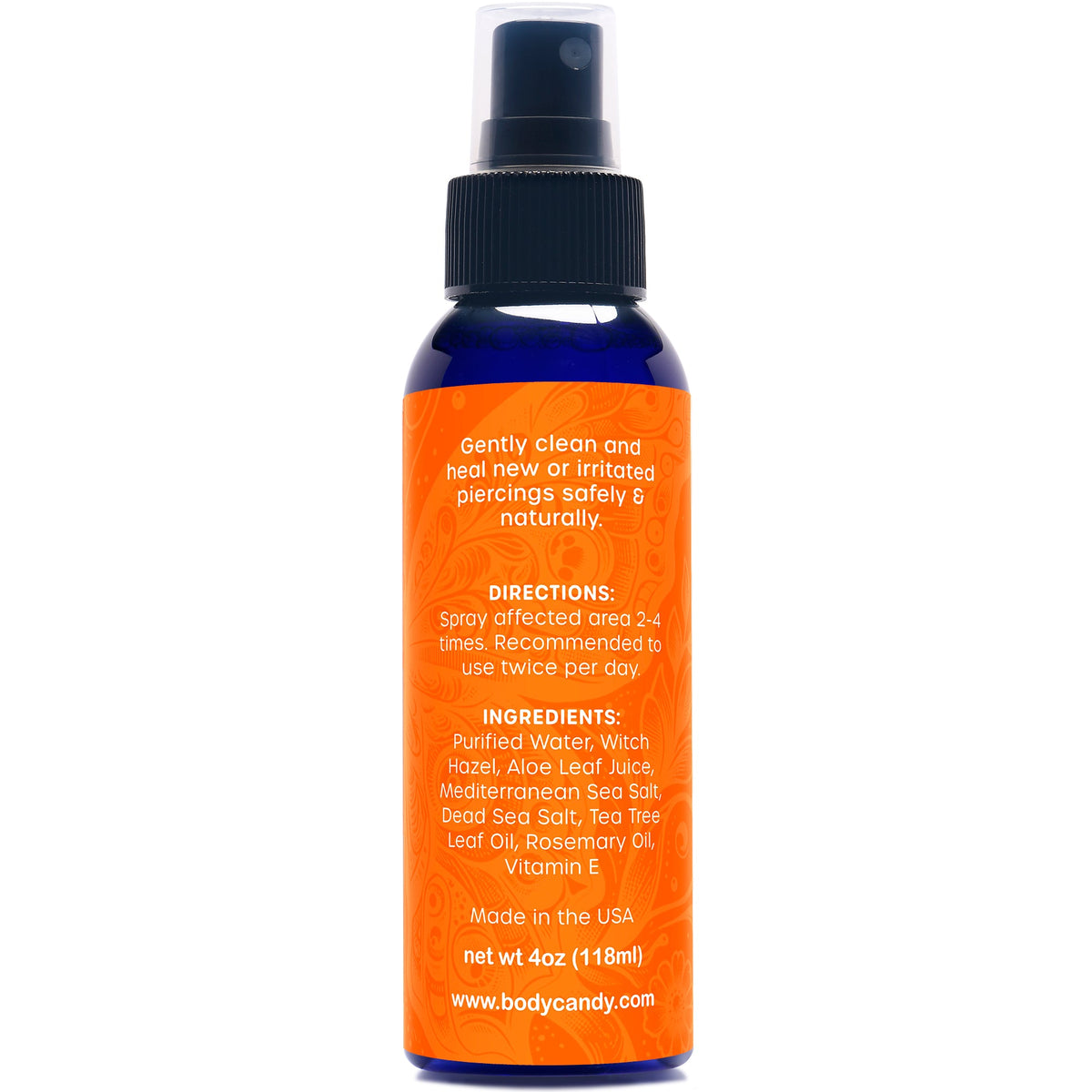 Body Candy 100% Natural Body Piercing Aftercare Solution