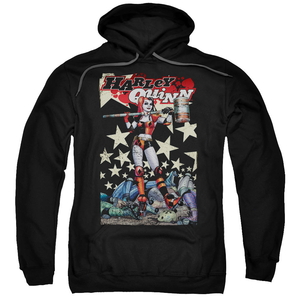 Batman Quinn One Mens Hoodie Black Officially Licensed